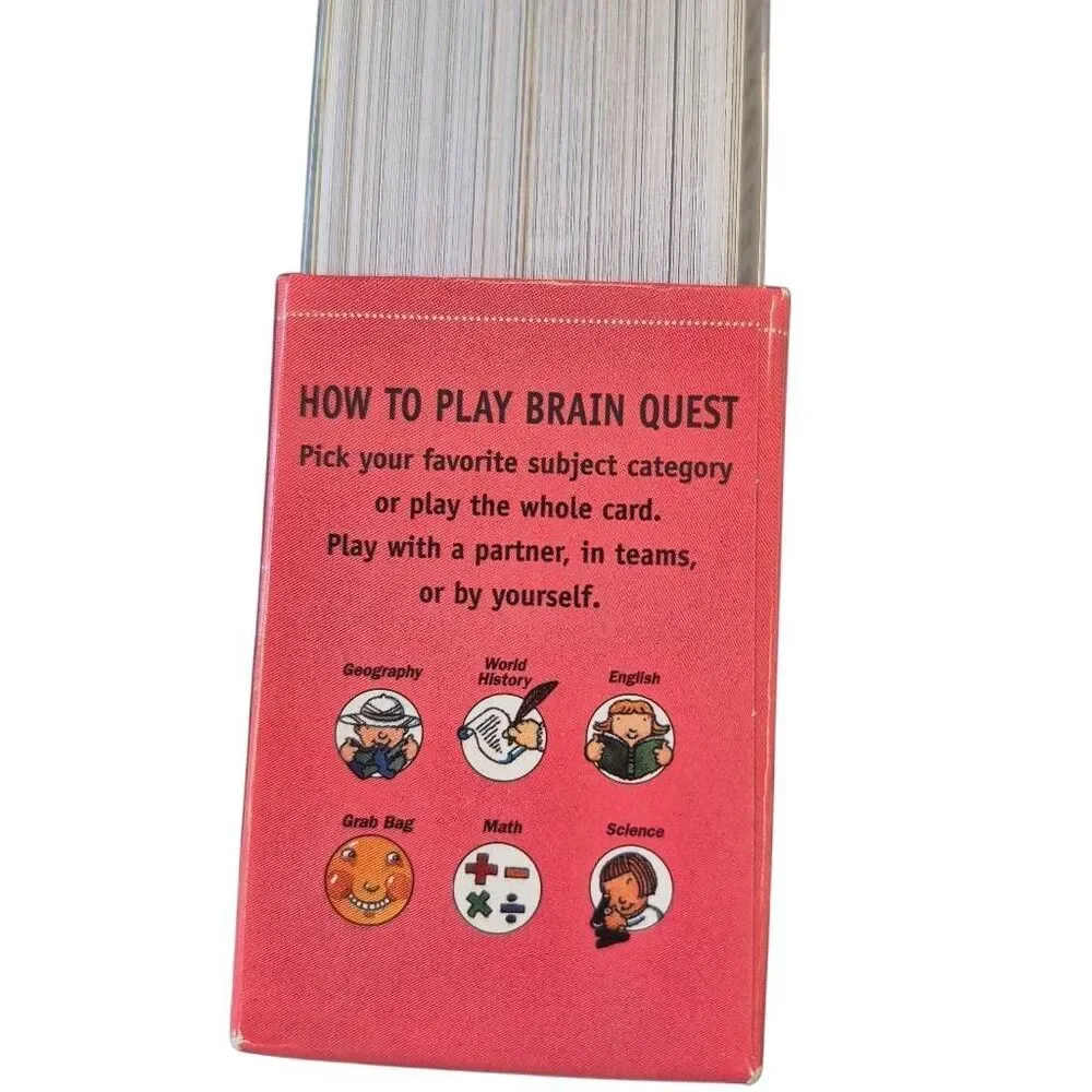Brain Quest Grade 6 Smart Cards Deck – Revised 3rd Edition (Ages 11-12)